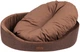 Лежак для собак Amiplay Siena овальний M Коричневий (5907563299177) - зображення 3