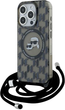 Etui Karl Lagerfeld IML Crossbody Monogram Karl & Choupette do Apple iPhone 15 Pro Max Black (KLHMP15XHCKCKLCK) - obraz 1