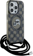 Etui Karl Lagerfeld IML Crossbody Monogram Karl & Choupette do Apple iPhone 15 Pro Max Black (KLHMP15XHCKCKLCK) - obraz 3