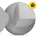 Массажный мяч двойной 4FIZJO Lacrosse Double Ball 6.5 x 13.5 см Grey (P-5907739314345) - изображение 7
