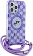 Etui Karl Lagerfeld IML Crossbody Monogram Karl & Choupette Head MagSafe do Apple iPhone 15 Pro Max Purple (KLHMP15XHCKCKLCU) - obraz 2