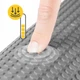 Массажный ролик 4FIZJO CARE+ EVA 90 x 15 см (валик, роллер) Grey (P-5907739314413) - изображение 7