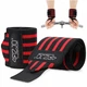 Бинты для запястий (кистевые бинты) 4FIZJO Wrist Wraps Black/Red (P-5907739313003) - изображение 1