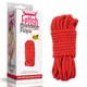 Мотузка LoveToy Fetish Bondage Rope 10 м Черовний - изображение 4