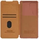 Кожаный чехол-книжка Nillkin Qin Pro Camshield для Samsung Galaxy S25 Ultra Коричневый - изображение 4