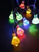 Гірлянда-нитка 5 м., 40 LED діодів, провід гнучкий прозорий, свічення Різнокольорове від 220В (на ялинку, штору, вікно, стіну) - зображення 3