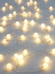 Гирлянда на 10 м., 200 LED диодов шариков , провод гибкий белый, свечение Белое теплое от 220В, 8 режимов работы (на елку, штору, окно, стену) - изображение 3