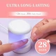 UV/LED гель клей LIMEGIRL для нарощування на гелеві тіпси 30 г прозорий - зображення 3