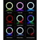 Кільцева LED лампа для селфі MJ26 RGB - зображення 3