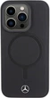 Etui Mercedes-Benz Smooth Leather MagSafe do Apple iPhone 15 Pro Black (MEHMP15L23RCMK) - obraz 3