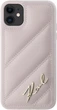 Etui Karl Lagerfeld Diagonal Quilted Script do Apple iPhone 11/Xr Pink (KLHCN61PQDSMGP) - obraz 3