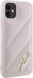 Etui Karl Lagerfeld Diagonal Quilted Script do Apple iPhone 11/Xr Pink (KLHCN61PQDSMGP) - obraz 4