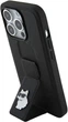 Панель Karl Lagerfeld Gripstand Saffiano Choupette Pin для Apple iPhone 14 Pro Black (KLHCP14LGSACHPK) - зображення 8