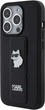 Etui Karl Lagerfeld Gripstand Saffiano Choupette Pin do Apple iPhone 15 Pro Black (KLHCP15LGSACHPK) - obraz 3