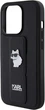 Etui Karl Lagerfeld Gripstand Saffiano Choupette Pin do Apple iPhone 15 Pro Black (KLHCP15LGSACHPK) - obraz 7