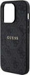 Etui Guess 4G Collection Leather Metal Logo MagSafe do Apple iPhone 15 Pro Black (GUHMP15LG4GFRK) - obraz 6