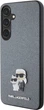 Etui Karl Lagerfeld Saffiano Karl&Choupette Metal Pin do Samsung Galaxy S24 Plus Grey (KLHCS24MPSAKCMPG) - obraz 2