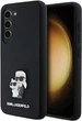 Etui Karl Lagerfeld Silicone Karl&Choupette Metal Pin do Samsung Galaxy S23 Black (KLHCS23SSMHKCNPK) - obraz 1