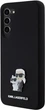 Панель Karl Lagerfeld Silicone Karl&Choupette Metal Pin для Samsung Galaxy S23 Plus Black (KLHCS23MSMHKCNPK) - зображення 2