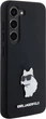 Etui Karl Lagerfeld Silicone Choupette Metal Pin do Samsung Galaxy S23 Black (KLHCS23SSMHCNPK) - obraz 4