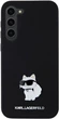 Панель Karl Lagerfeld Silicone Choupette Metal Pin для Samsung Galaxy S23 Plus Black (KLHCS23MSMHCNPK) - зображення 3