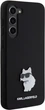 Панель Karl Lagerfeld Silicone Choupette Metal Pin для Samsung Galaxy S23 Plus Black (KLHCS23MSMHCNPK) - зображення 4