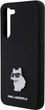 Панель Karl Lagerfeld Silicone Choupette Metal Pin для Samsung Galaxy S23 Plus Black (KLHCS23MSMHCNPK) - зображення 6
