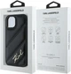 Etui Karl Lagerfeld Diagonal Quilted Script do Apple iPhone 15/14/13 Black (KLHCP15SPQDSMGK) - obraz 8