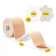 Лента-тейп для моделирования бюста 4FIZJO 5 см x 5 м + 10 хлопковых накладок Beige (P-5905973401494) - изображение 4