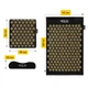 Коврик акупунктурный с подушкой 4FIZJO Ergo Mat Аппликатор Кузнецова Black/Gold (P-5907739313881) - изображение 5
