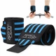 Бинты для запястий (кистевые бинты) 4FIZJO Wrist Wraps Black/Blue (P-5907739317445) - изображение 1