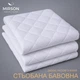 Наматрасник MirSon №5008 Exclusive Line Cotton Waterproof влагостойкий с резинкой по периметру 180x190 см (2200005334607) - изображение 3