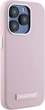 Etui plecki Karl Lagerfeld FW Metal Plate MagSafe do  Apple iPhone 15 Pro Max Pink (3666339255336) - obraz 4
