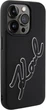 Etui plecki Karl Lagerfeld 3D Rubber Signature do Apple iPhone 15 Pro Black (3666339257569) - obraz 4