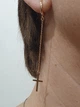 Золотые серьги Крестики. 470613 - изображение 2