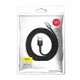 Кабель Baseus Cafule USB 2.0 to Type-C 3A 1M Черный/Серый (CATKLF-BG1) (3591) - изображение 6