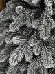 Искусственная литая заснеженная елка Роял Селект высотой 1.8 м роскошная пышная новогодняя елка с густыми ветвями на крабах и складной металлической подставкой Зеленый - изображение 4
