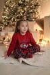 Піжама дитяча тепла "Winter Holiday" від COSY 128-134 см, червоний KMW22 - зображення 6