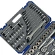 Набір інструментів професійний 1/4" та 1/2" 82 од. Haisser BLACK 70253 - зображення 2