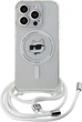 Etui Plecki Karl Lagerfeld IML Choupette Head & Cord Magsafe do Apple iPhone 15 Pro Transparent (KLHMP15LHCCHNT) - obraz 2