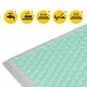 Коврик акупунктурный с подушкой 4FIZJO Eco Mat Аппликатор Кузнецова Grey/Mint (P-5907739312181) - изображение 4