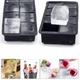 Форма для льда силиконовая Ice Кубики 8 ячеек 21x11.5x5 см Черный (C051352) - изображение 8