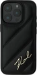 Etui Plecki Karl Lagerfeld Quilted Signature do Apple iPhone 16 Pro Black (KLHCP16LPQDSMGK) - obraz 2