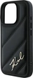 Etui Plecki Karl Lagerfeld Quilted Signature do Apple iPhone 16 Pro Black (KLHCP16LPQDSMGK) - obraz 5
