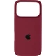 Чехол для iPhone 17 Pro силиконовый Soft-touch Silicone Case Full Size (AA) Maroon - изображение 1