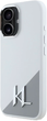 Панель Karl Lagerfeld Shadow Initial MagSafe для Apple iPhone 16 White (KLHMP16SSCMKMPCH) - зображення 2