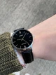 Casio MTP-VT01L-1B чоловічий кварцовий годинник шкіряний ремінець чорний циферблат - зображення 7