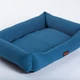 Лежак для собак и котов Happy Peppy Sofa Рогожка 90х60 см Синий - изображение 2