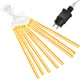 Гирлянда метеоритный дождь Springos 3 м 144 LED CL1214 Warm White - изображение 5