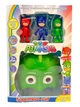 Игровой набор PJ Masks «Герои в масках» Маска Гекко зеленая со светом + 3 фигурки героев 10 см - изображение 4